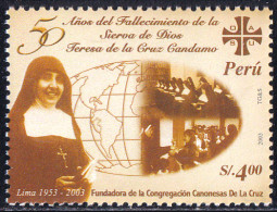 Delcampe - PERU 2003 SISTER TERESA DE LA CRUZ**(MNH) - Pérou