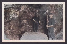 Delcampe - Postcard, United States, Drilling A Hole For A Blast - Mines