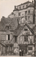Delcampe - 27. GAILLON. CPA.  VIEILLE MAISON NORMANDE ET FACADE DU CHATEAU. ANNEE 1948 + TEXTE - Sonstige & Ohne Zuordnung