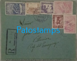 Delcampe - 258863 BOLIVIA POTOSI COVER CANCEL YEAR 1943 REGISTERED CIRCULATED TO PARAGUAY NO POSTAL POSTCARD - Bolivien