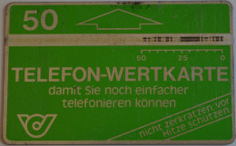 Delcampe - Austria - L&G - ANK-008 - 4mm Wertspur Grün - 702B 33371 - 02.1987, 50öS, Used - Austria