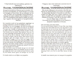 Delcampe - Rachel Vanhoenackere (1921-1991) - Images Religieuses