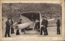 Delcampe - CPA Militaria Le Creusot Usines Schneider Canon De 150mm - Materiale