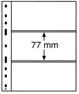 Delcampe - Leuchtturm Kunststoffhüllen OPTIMA C 3er Einteilung, Glasklar 10er Pack (317839) - Alben Leer