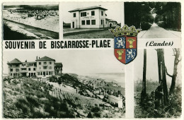 Delcampe - 40 - B16765CPSM - BISCARROSSE - PLAGE - Souvenir - Vues Multiples - Bon état - LANDES - Biscarrosse