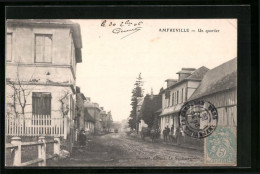 Delcampe - CPA Amfreville, Un Quartier - Sonstige & Ohne Zuordnung