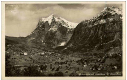 Delcampe - Grindelwald Mit Wetterhorn - Grindelwald