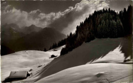 Delcampe - Winterlandschaft Mit Spielgerten Ob Zweisimmen - Zweisimmen