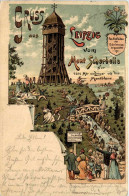 Delcampe - Leipzig Vom Mont Scherbelio - Litho - Leipzig