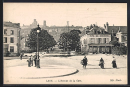 Delcampe - CPA Laon, L`Avenue De La Gare - Laon