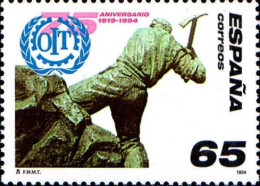 Delcampe - Espagne Poste N** Yv:2890 Mi:3149 Ed:3288 OIT Aniversario - OIT