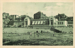 Delcampe - Carte Postale Ancienne - 80 - Ault - Casino Et Plage - Marée Basse - CPA - Voir Scans Recto-Verso - Poscard - Carta Post - Ault
