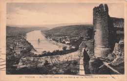 Delcampe - 38 VIENNE RUINES DU FORT DE LA BATIE ET LA VALLEE DU RHONE - Vienne