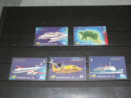 Delcampe - JERSEY TRANSPORT  NUMMER  669-673  POSTFRIS ( MNH) - Autres & Non Classés