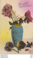 Delcampe - 4888161Vaas Met Rozen. 1927. - Geburtstag
