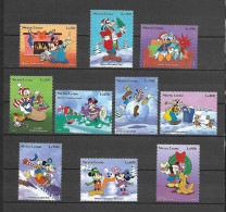 Delcampe - Disney Set Sierra Leone 1995 Christmas 94 MNH - Disney