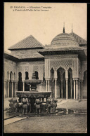 Delcampe - Postal Granada, Alhambra, Templete Y Fuente Del Patio De Los Leones - Granada