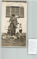 Delcampe - 38103256 - Reh Jaeger Kind Jagdhund FOTO - Jagd