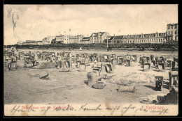 Delcampe - AK Norderney, Strandleben Vor Der Kaiserstrasse - Norderney