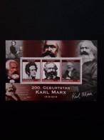 Delcampe - ÖSTERREICH BLOCK 200. GEBURTSTAG KARL MARX 2018 POSTFRISCH POSTPREIS 2,04 € - Sellos Privados