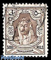 Delcampe - Jordan 1944 500m, Perf. 12, Used, Used Or CTO - Jordanien