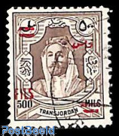 Delcampe - Jordan 1952 500F On 500m, Used, Used Or CTO - Jordanien