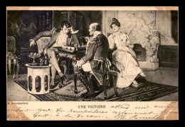Delcampe - ECHECS - UNE VICTOIRE - TABLEAU DE H. FRIECHENFRIED - Chess