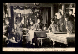 Delcampe - BILLARD - JEUX DE DAMES - CERCLE NATIONAL POUR LE SOLDAT DE PARIS - Sonstige & Ohne Zuordnung