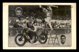 Delcampe - MOTOS - CIRQUE - LES CELMAR - ACROBATIES A MOTO - VOIR ETAT - Motorräder