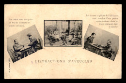 Delcampe - JEUX DE DAMES ET DE CARTES - DISTRACTIONS D'AVEUGLES - Spielkarten