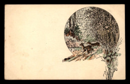 Delcampe - CHASSE A COURRE - ILLUSTRATEUR - CARTE SIGNEE - Jagd