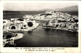 Delcampe - CPA St Nicolas Crète, Grèce, Vue Partielle Avec La Lagune - Greece