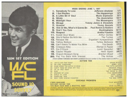 Delcampe - C579/ WCFL  USA Radio-Hitparade  1. Juni 1967   Dave Clark - Music