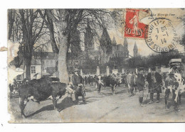 Delcampe - [14] Calvados > Caen Jour De Foire Carte Mauvais Etat - Caen