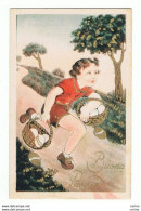 Delcampe - BUONA  PASQUA:  BAMBINA  E  UOVA  -  FP - Ostern
