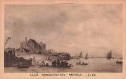 Delcampe - [-25%] FRANCE - Paris - Musée Du Louvre - Le Bac - Ruysdael - Carte Postale Anci - Louvre