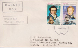 Delcampe - British Antarctic Territory (BAT) Cover Ca Halley Bay Ca Halley Bay 12 JAN 1979 (65027) - Cartas & Documentos