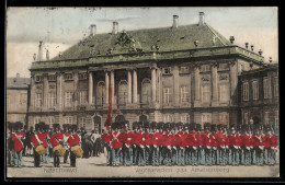 Delcampe - AK Kopenhagen, Amalienborg, Parade Vor Dem Schloss - Dänemark