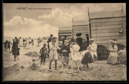 Delcampe - AK Heyst, Les Jeux Des Enfants - Moda