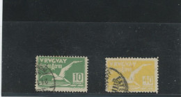 Delcampe - URUGUAY -1928  - POSTE AÉRIENNE Y&T N° 14 +N°18 -OBL. - Uruguay