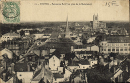 Delcampe - CPA Troyes Panorama Est Vue Prise De La Madeleine - Troyes