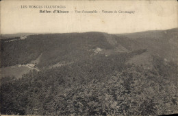 Delcampe - CPA Les Vosges Illustrees Ballon D'Alsace Vue D'ensemble Versant De Giromagny - Alsace