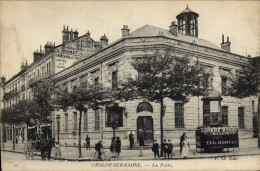 Delcampe - CPA Poste Chalon Sur Saone Garage Rogier - Poste & Facteurs