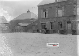 Delcampe - Maisons, Plage, Berck-Plage, Plaque Verre Photo Ancienne, Négatif 9x12 Cm - Glasdias