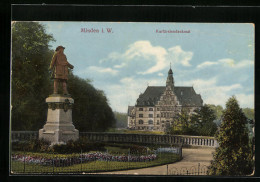 Delcampe - AK Minden I. Westf., Das Regierungsgebäude Vom Kurfürstendenkmal Aus Gesehen - Minden