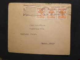 Delcampe - DH.02 CHILE LETTRE    COVER   . SANTIAGO . A  BUENOS ARGENTINE +  + - Chile