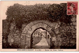 Delcampe - BRIE-COMTE-ROBERT: Ruines Du Vieux Château - état - Brie Comte Robert