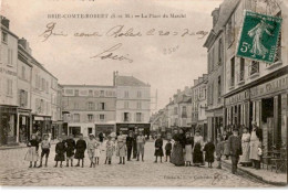 Delcampe - BRIE COMTE ROBERT: La Place Du Marché - Bon état - Brie Comte Robert
