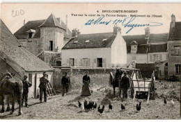 Delcampe - BRIE COMTE ROBERT: Vue Sur La Cour De La Ferme Galpin, Boulevard De L'ouest - Très Bon état - Brie Comte Robert