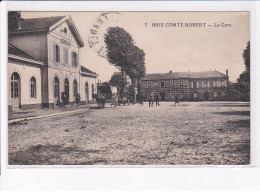 Delcampe - BRIE-COMTE-ROBERT: La Gare - état - Brie Comte Robert